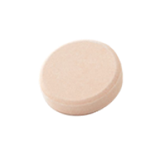 Image of light orange tablet